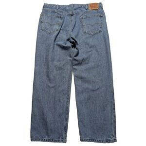 LEVIS 550 RELAXED FIT Men 40X30 Denim Blue Jeans